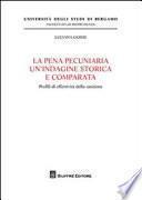 La pena pecunaria, un'indagine storica e comparata