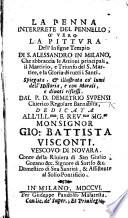 La penna interprete del pennello, o'vero la pittura dell'insigne tempio di S. Alessandro in Milano ... spiegata ed illustrata, etc