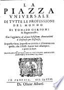 La piazza universale di tutte le professioni del mondo. Impressione corretta