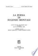 La Poesia di Eugenio Montale