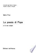 La poesia di Pope e le sue origini
