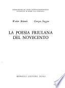 La Poesia friulana del Novecento