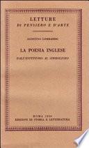 La poesia inglese dall'estetismo al simbolismo