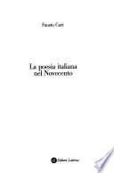 La poesia italiana nel Novecento