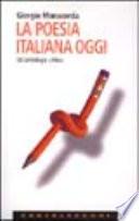 La poesia italiana oggi