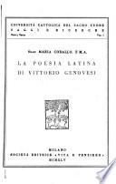 La poesia latina di Vittorio Genovesi