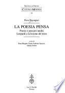 La poesia pensa