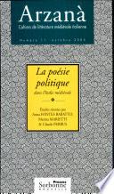 La poésie politique dans l'Italie médiévale