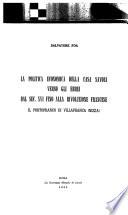 La politica economia della casa Savoia verso gli Ebrei dal sec