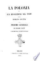 La Polonia e sua rivoluzione nel 1830