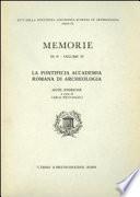 La Pontificia Accademia romana di archeologia