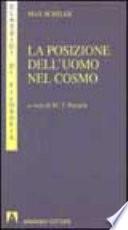 La posizione dell'uomo nel cosmo