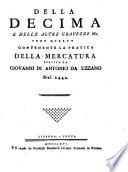 La pratica della mercatura nel 1442
