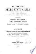La pratica dello stato civile negli uffizi comunali necessità di verbali uniformi e stampati nei registri dello stato civile, lettera del medesimo a S. E. il Ministro Guardasigilli per Luigi Torrigiani
