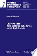 La prevalenza della sostanza sulla forma nel diritto tributario
