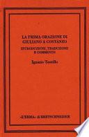 La prima orazione di Giuliano a Costanzo