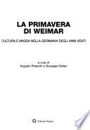 La primavera di Weimar