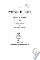 La profezia di Dante, poema reso in versi italiani da Giovanni Giovio