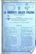 La proprieta edilizià italiana rivista mensile