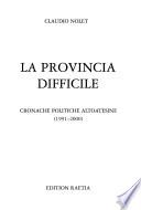 La provincia difficile