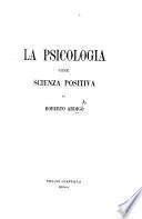 La psicologia come scienza positiva