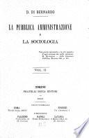 La pubblica amministrazione e la sociologia