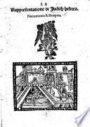 La rappresentatione di Judith Hebrea. In verse. With woodcuts
