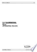 La Rassegna della letteratura italiana