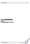 La Rassegna della letteratura italiana