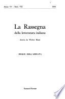 La Rassegna della letteratura italiana