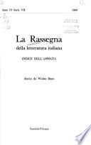La Rassegna della letteratura italiana