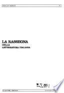 La Rassegna della letteratura italiana
