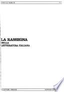 La Rassegna della letteratura italiana