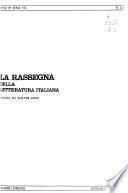 La Rassegna della letteratura italiana