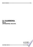 La Rassegna della letteratura italiana