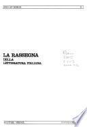 La Rassegna della letteratura italiana