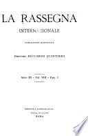 La Rassegna internazionale
