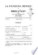 La rassegna mensile di Israel