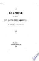 La Reazione avvenuta nel distretto d'Isernia dal 30 settembre al 20 ottobre 1860