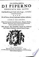 La Regia, Et Antica Piperno Città Nobilissima