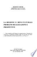 La Regione e i beni culturali