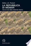 La Repubblica di Weimar