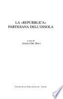 La repubblica partigiana dell'Ossola