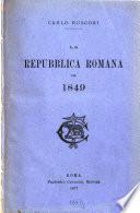 La repubblica Romana del 1849