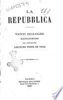 La repubblica venti dialoghi politico-popolari