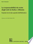 La responsabilità da reato degli enti in Italia e Albania