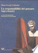 La responsabilità del pensare