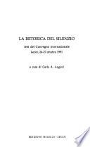 La retorica del silenzio