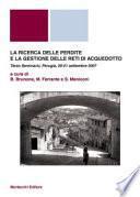 La ricerca delle perdite e la gestione delle reti di acquedotto