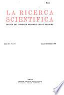 La Ricerca scientifica